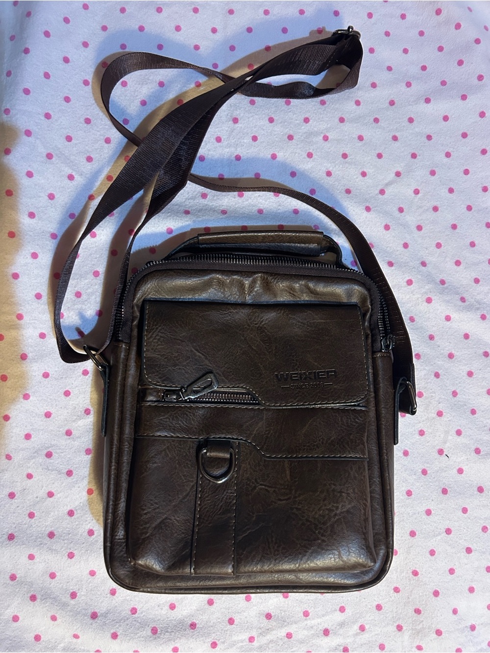 Dark Brown Crossbody Shoulder Bag